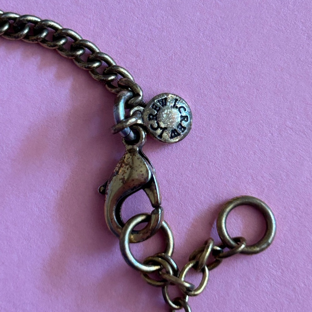 J. Crew Gold Rhinestone Necklace - Picture 6 of 12